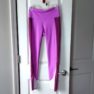 Under Armor Purple and White Leggings